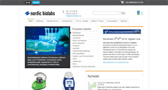 Desktop Screenshot of nordicbiolabs.dk