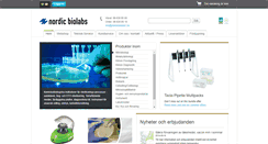 Desktop Screenshot of nordicbiolabs.se
